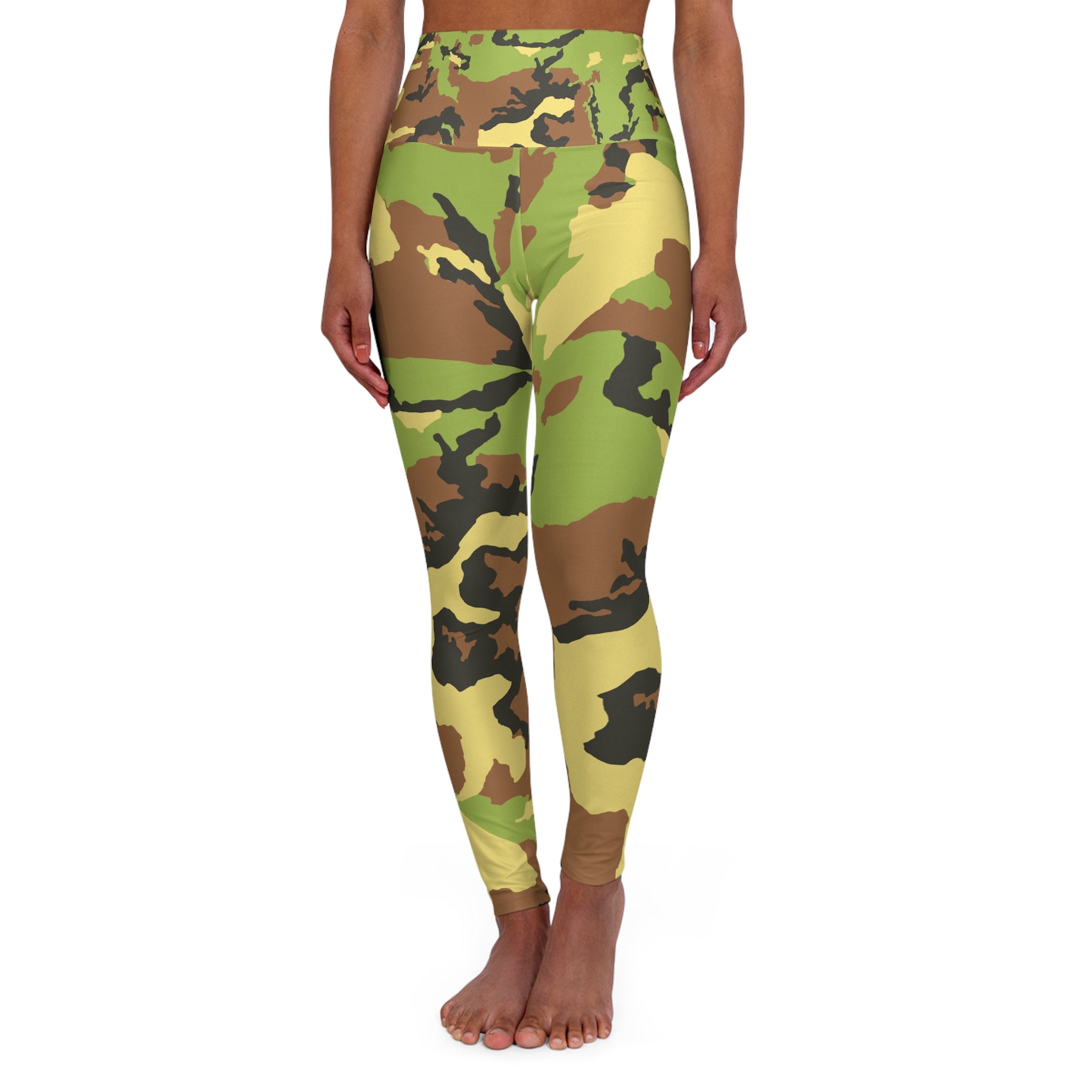 Camo High Waisted Yoga Leggings for Active Women | Stylish & Comfortable Workout Tights
